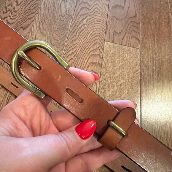 Madewell | Accessories | Madewell Tan Leather Belt With  display picture 1